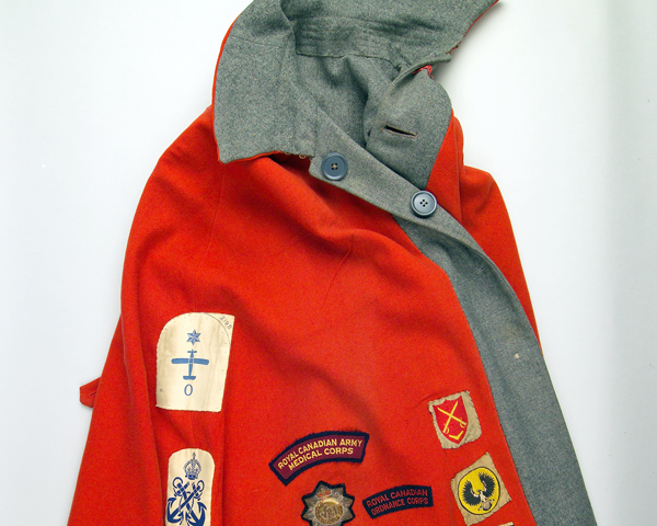 Cape worn by QARANC nurse Lieutenant Georgina Johnstone in Korea, c1953