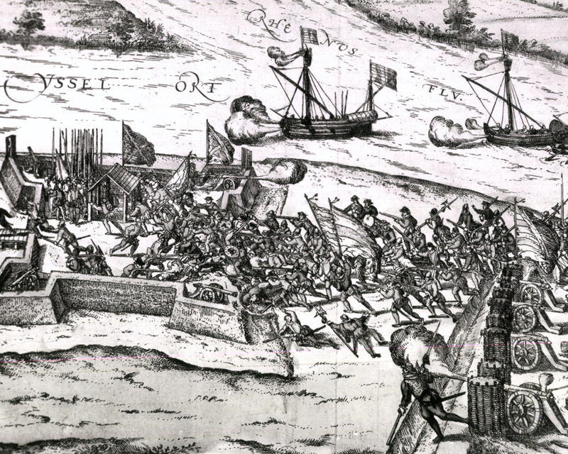 The taking of IJsseloord redoubt, 1585