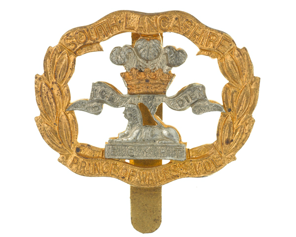 Beret badge, The South Lancashire Regiment, c1950