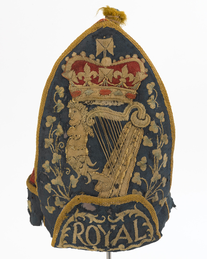 Grenadier cap, other ranks, Royal Regiment of Ireland, c1710