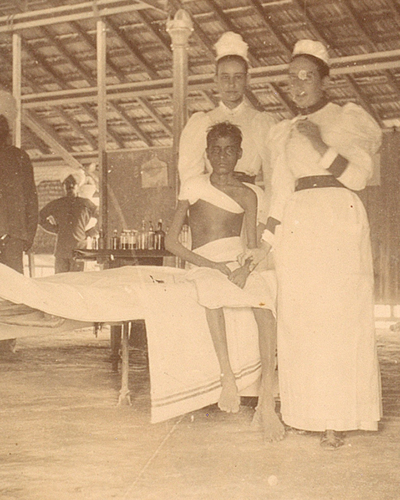 'The only case of Black Plague which recovered’, Arthur Road Hospital, Bombay, 1897