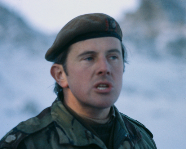 Major John Kiszley, who won a Military Cross on Tumbledown, June 1982