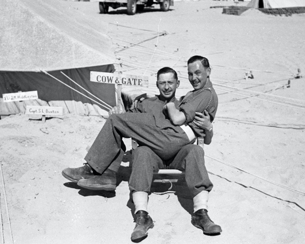 ‘Reggie and Derek Reddish’, North Africa, c1942 