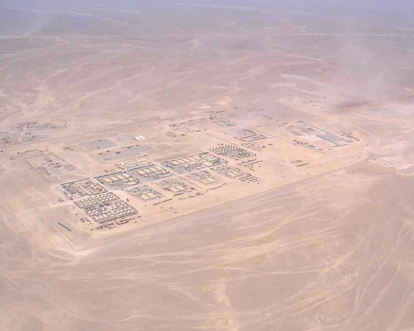 Camp Bastion viewed from the air, 2006