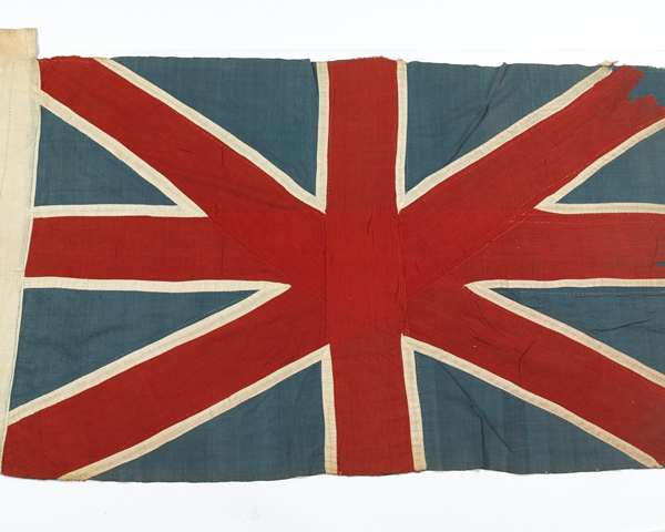 Union Flag made at Chitral during the siege, 1895