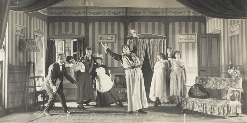 A scene from 'Arabian Nights', 1918