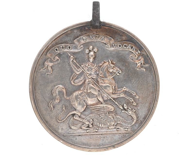 Medal of merit awarded for 14 years’ service, 5th (Northumberland) Regiment, c1767 