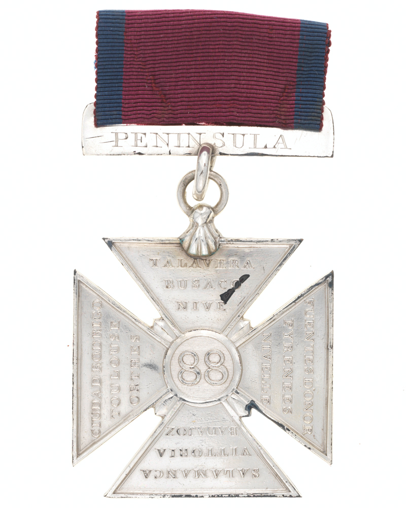 88th (Connaught Rangers) Regiment Order of Merit, 1st Class, 12 actions, 1818