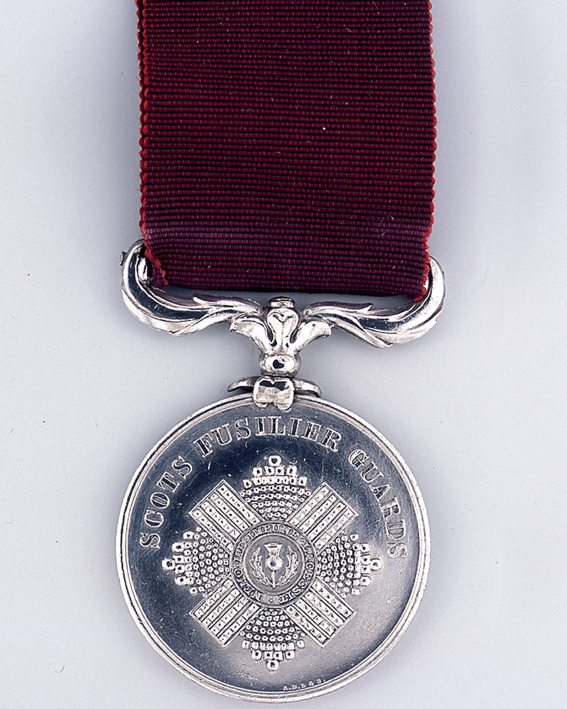 Bentinck Medal awarded to Private John Main, Scots Fusilier Guards, 1856