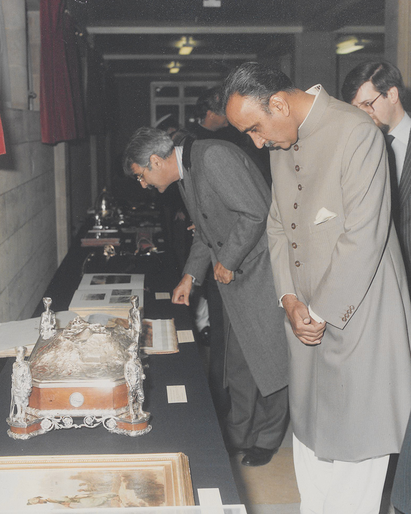 Muhammad Khan Junejo, the prime minister of Pakistan, 1987