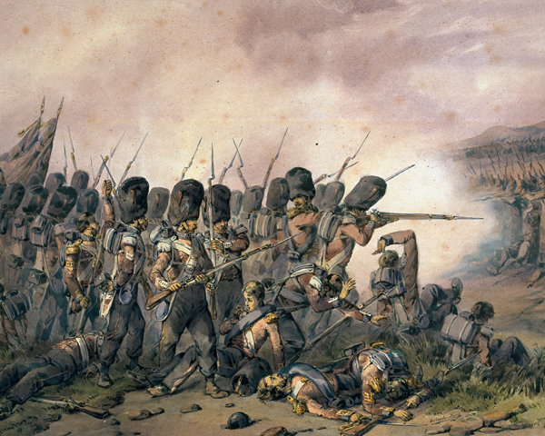 The Coldstream Guards at the Battle of the Alma, 1854