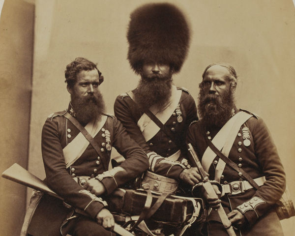 Coldstream Guards veterans of the Crimean War, 1856