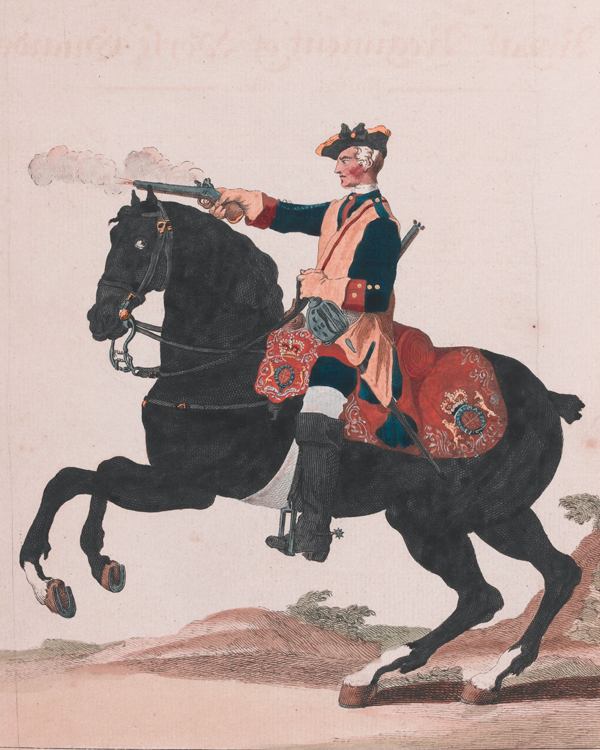A trooper of The Royal Regiment of Horse Guards, c1745