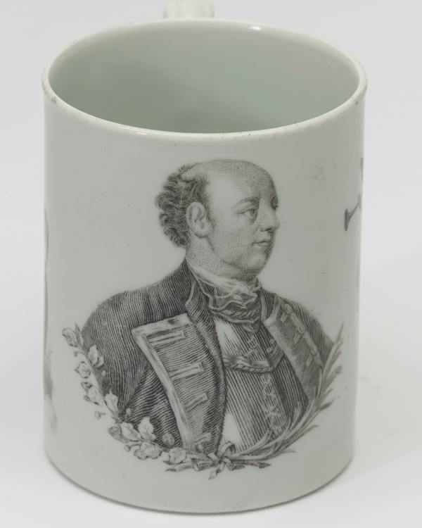 Mug commemorating the Marquess of Granby, c1765 