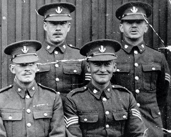 Warrant Officers and NCOs of the 2nd Loyals, c1920