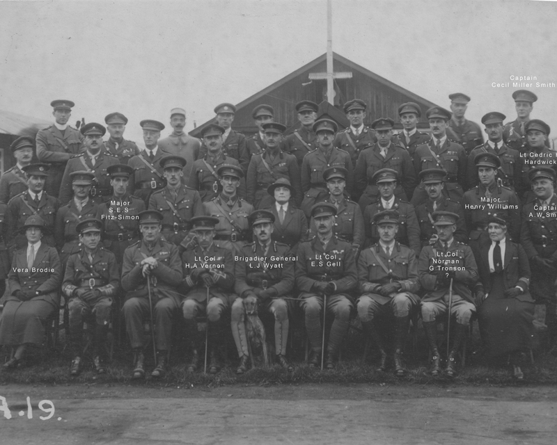 Many of the personnel involved in the selection of the Unknown Warrior, 1920