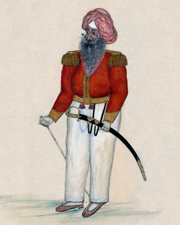 A senior officer of the Khalsa, c1849