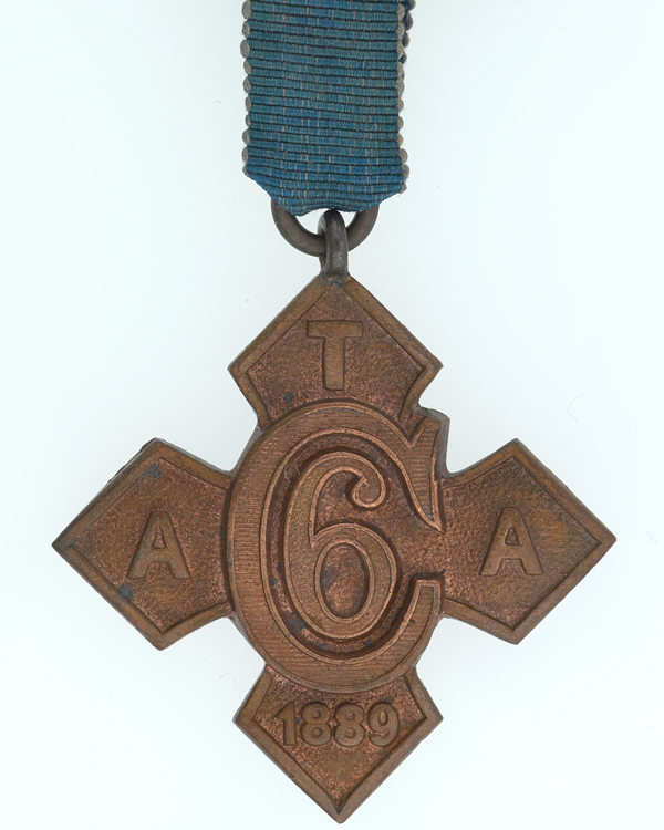 ATA Crookshank Medal for six month's abstinence, 1889