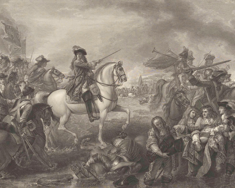 King William III crossing the Boyne, 1690