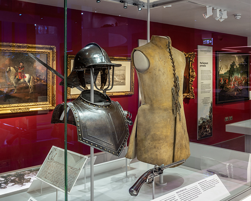 Civil War armour and weaponry, c1640s