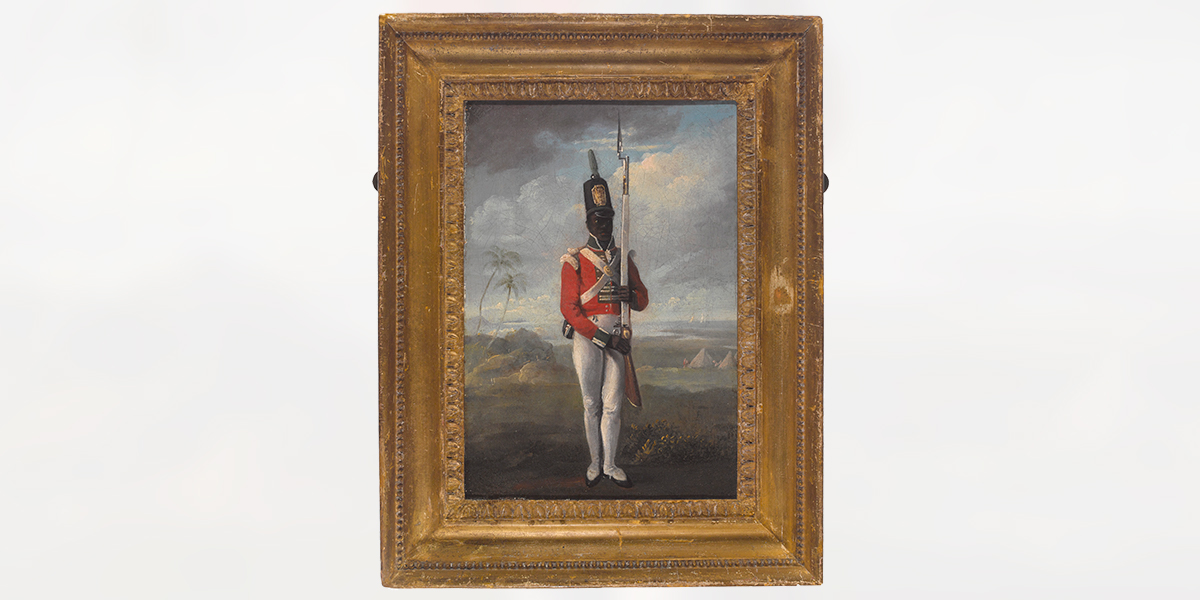 A private of the 8th West India Regiment, c1803