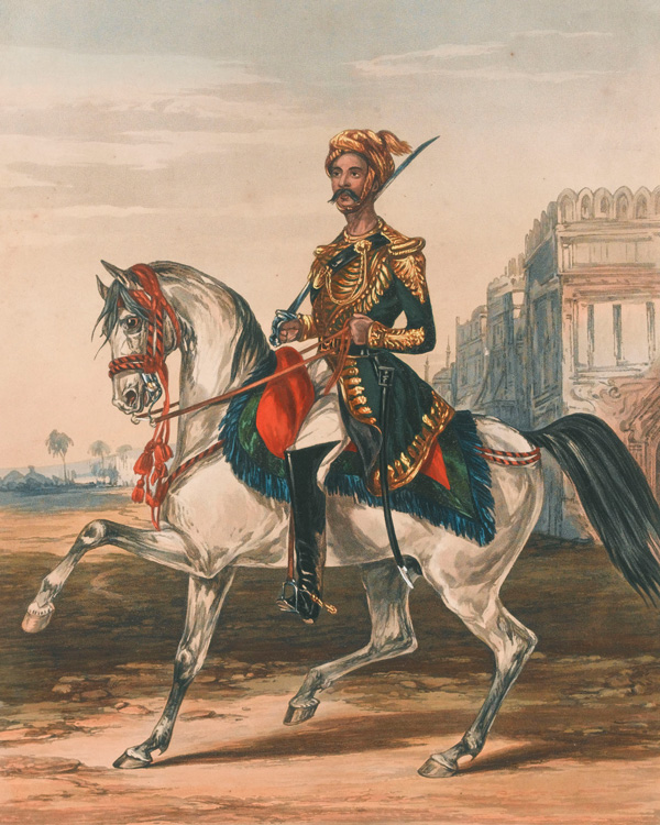 A sowar of the Nizam of Hyderabad's army, 1846