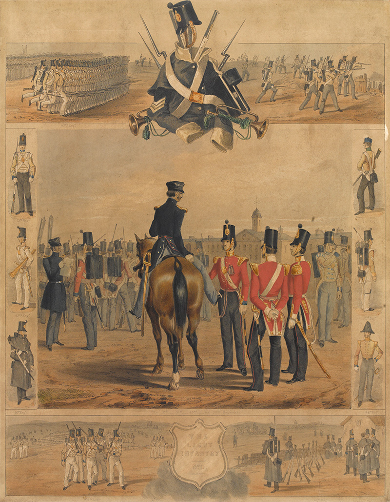 'The Light Infantry', 1846
