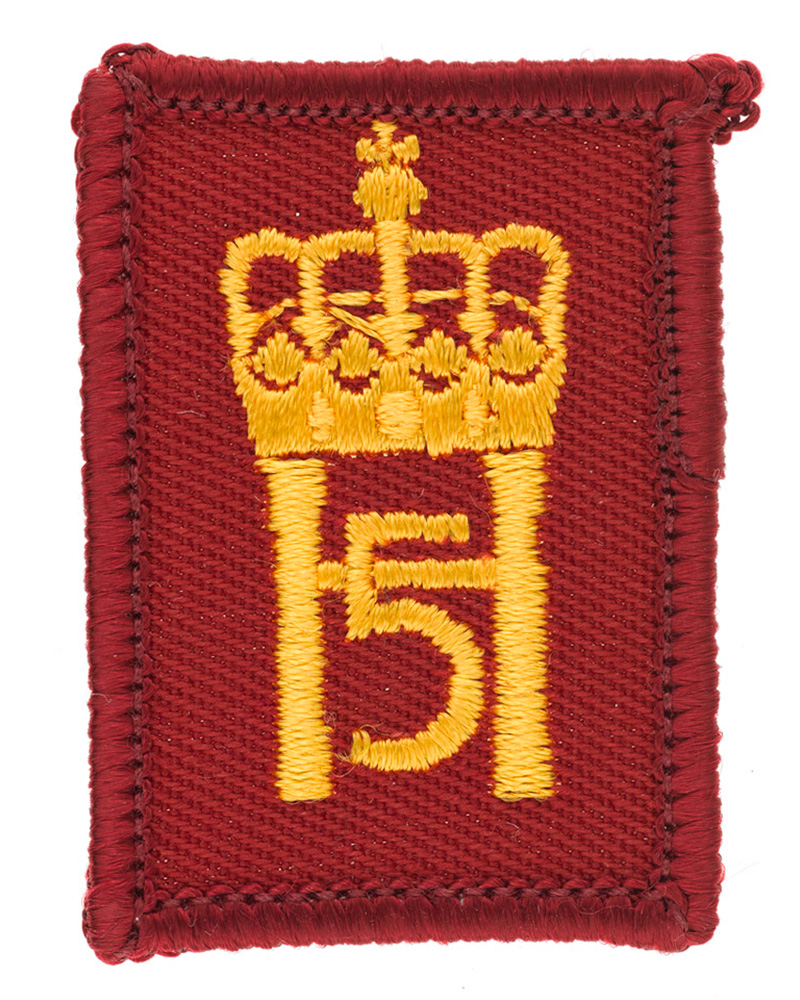 King Harald’s Company, Green Howards patch, c2006
