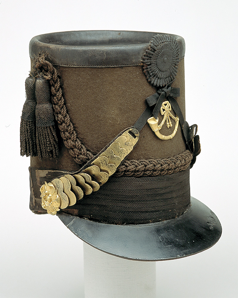 Officer's shako, 43rd (Monmouthshire) Regiment of Foot (Light Infantry), c1815