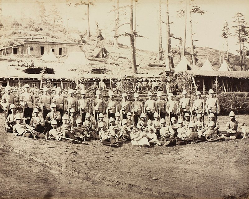 Men of the 8th (The King’s) Regiment of Foot, 1878