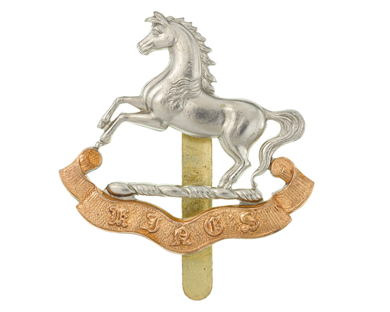 Cap badge, other ranks, The King’s Regiment (Liverpool), c1927