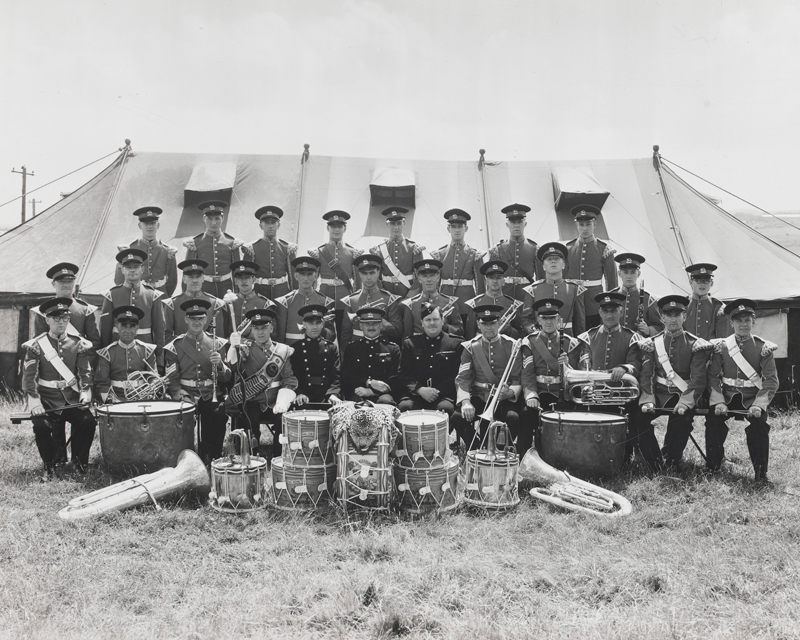 The band of the Leicestershire Regiment, c1920