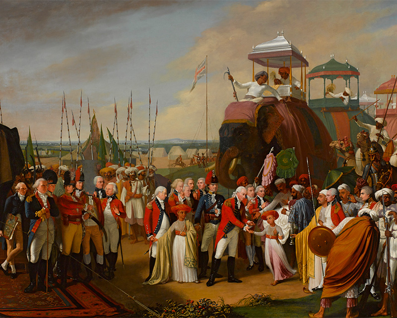The Reception of the Mysorean Hostage Princes by Marquis Cornwallis, 26 February 1792