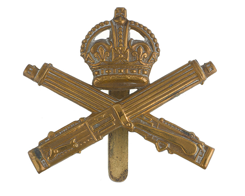 Cap badge, Machine Gun Corps, 1917