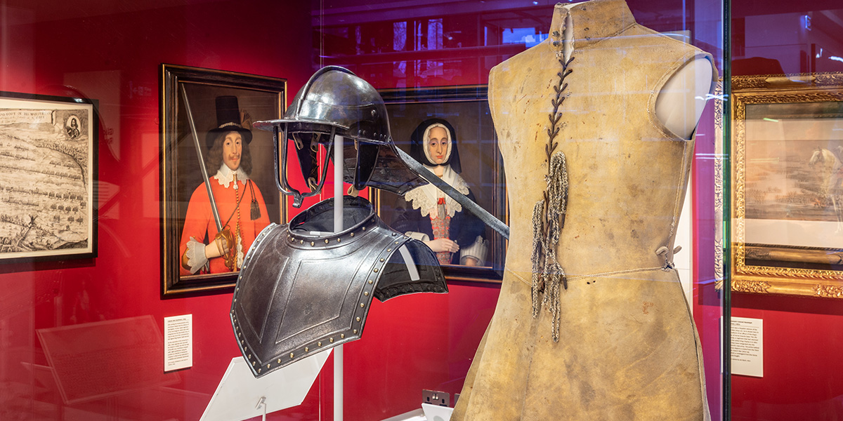 Civil War display case in Formation gallery