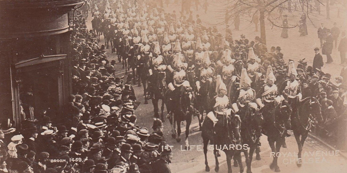 1st Life Guards, Royal Avenue, Chelsea, c1905