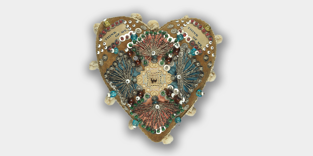 Sweetheart pin cushion, c1918