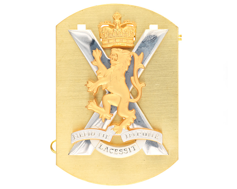 Bonnet badge, Royal Regiment of Scotland, c2019