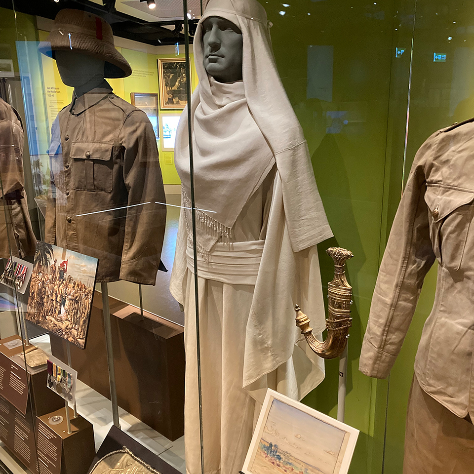 Silk robe worn by Colonel TE Lawrence, c1916