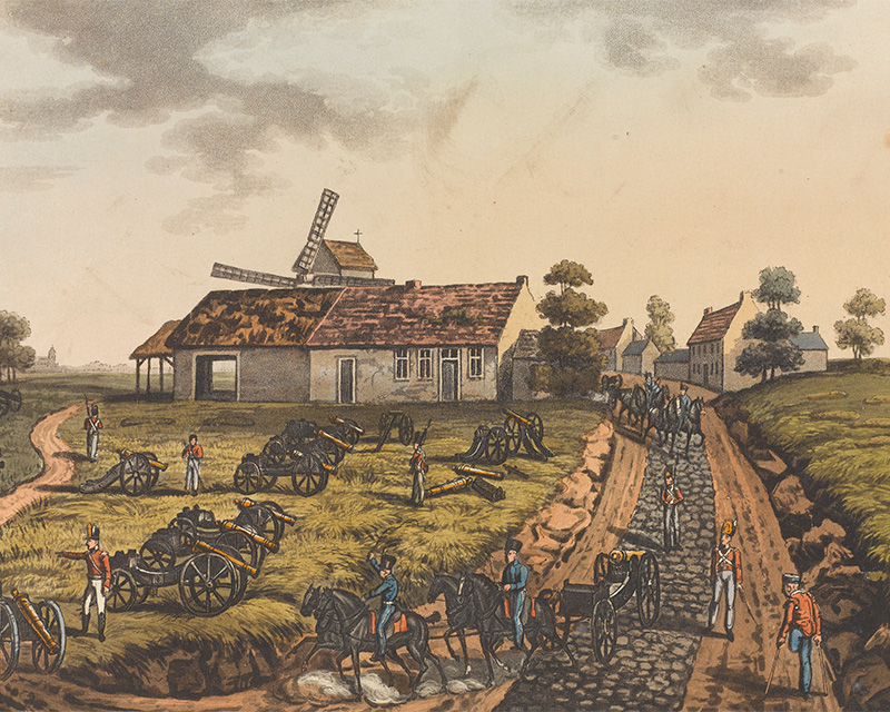 ‘Part of the village of Mont St Jean’, 1815
