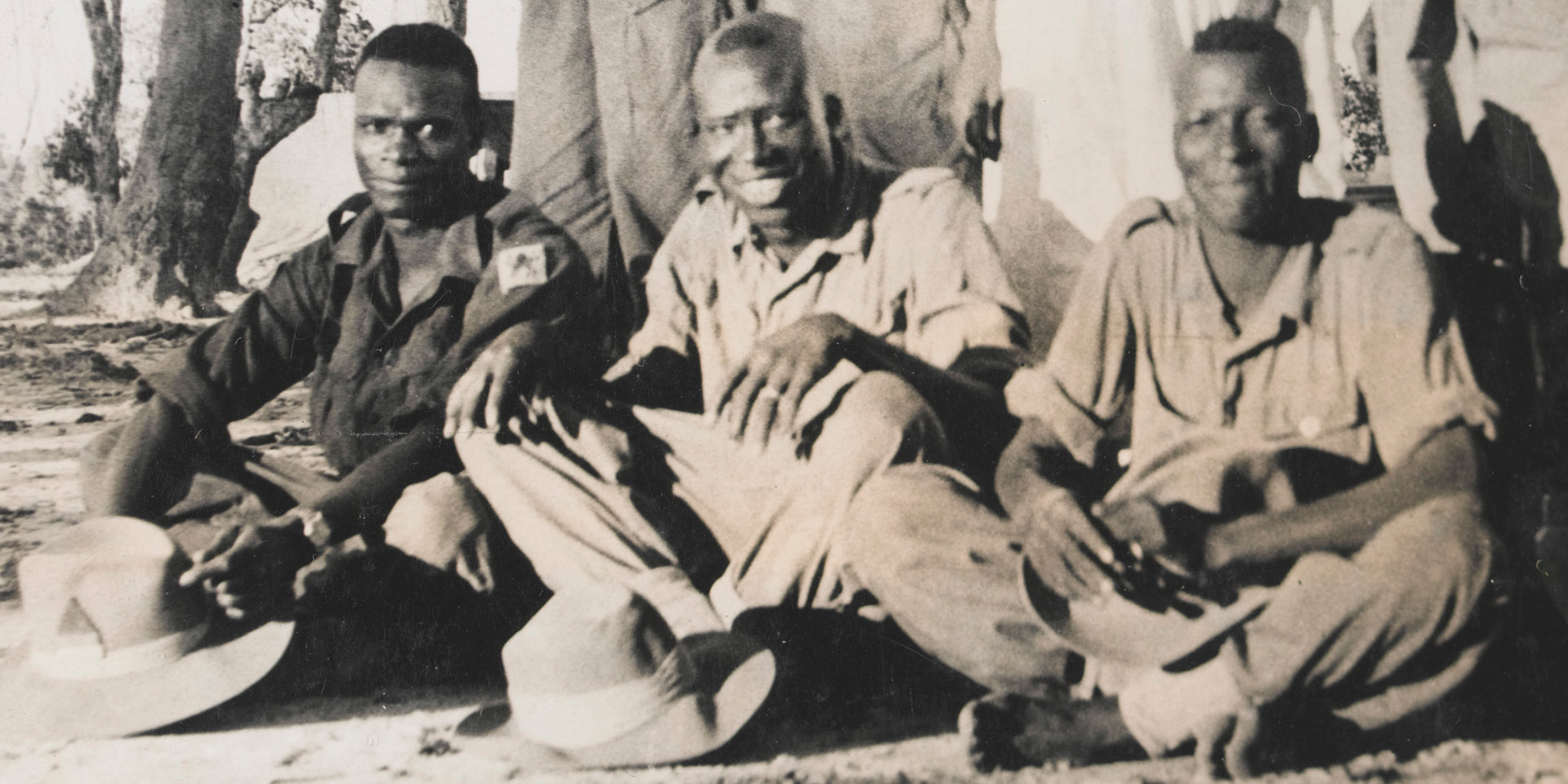 Nigerian soldiers, Burma, 1944