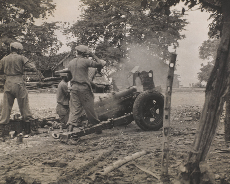 British Indian operations against Indonesian nationalists in Java, c1945