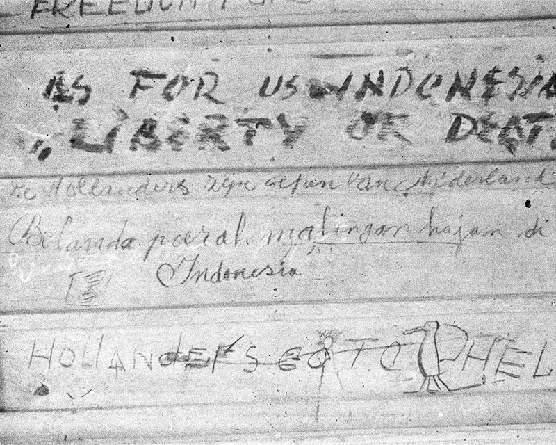 Indonesian nationalist graffiti, 1948