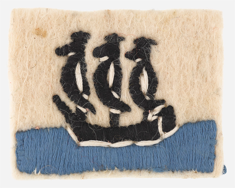 Formation badge, Tripolitania District, 1945
