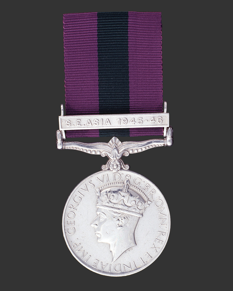 General Service Medal with clasp for South East Asia 1945-46