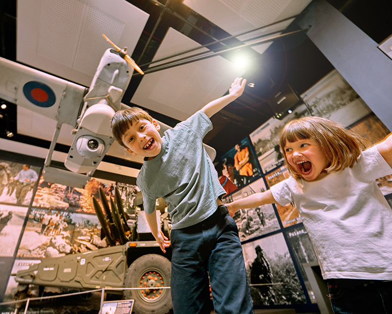Children having fun in the Conflict in Europe gallery