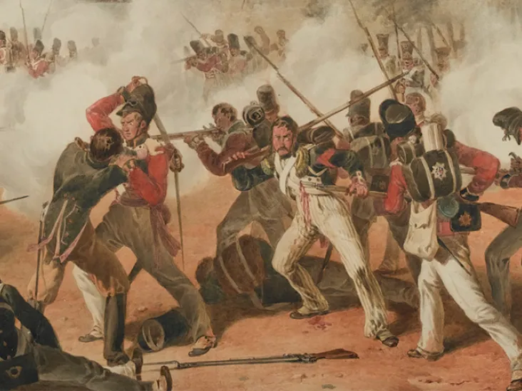 The defence of Hougoumont at Waterloo, 1815