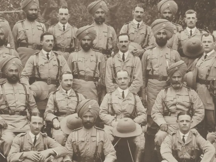 Officers of the 14th King George's Own Ferozepore Sikhs, Peshawar, 1913 