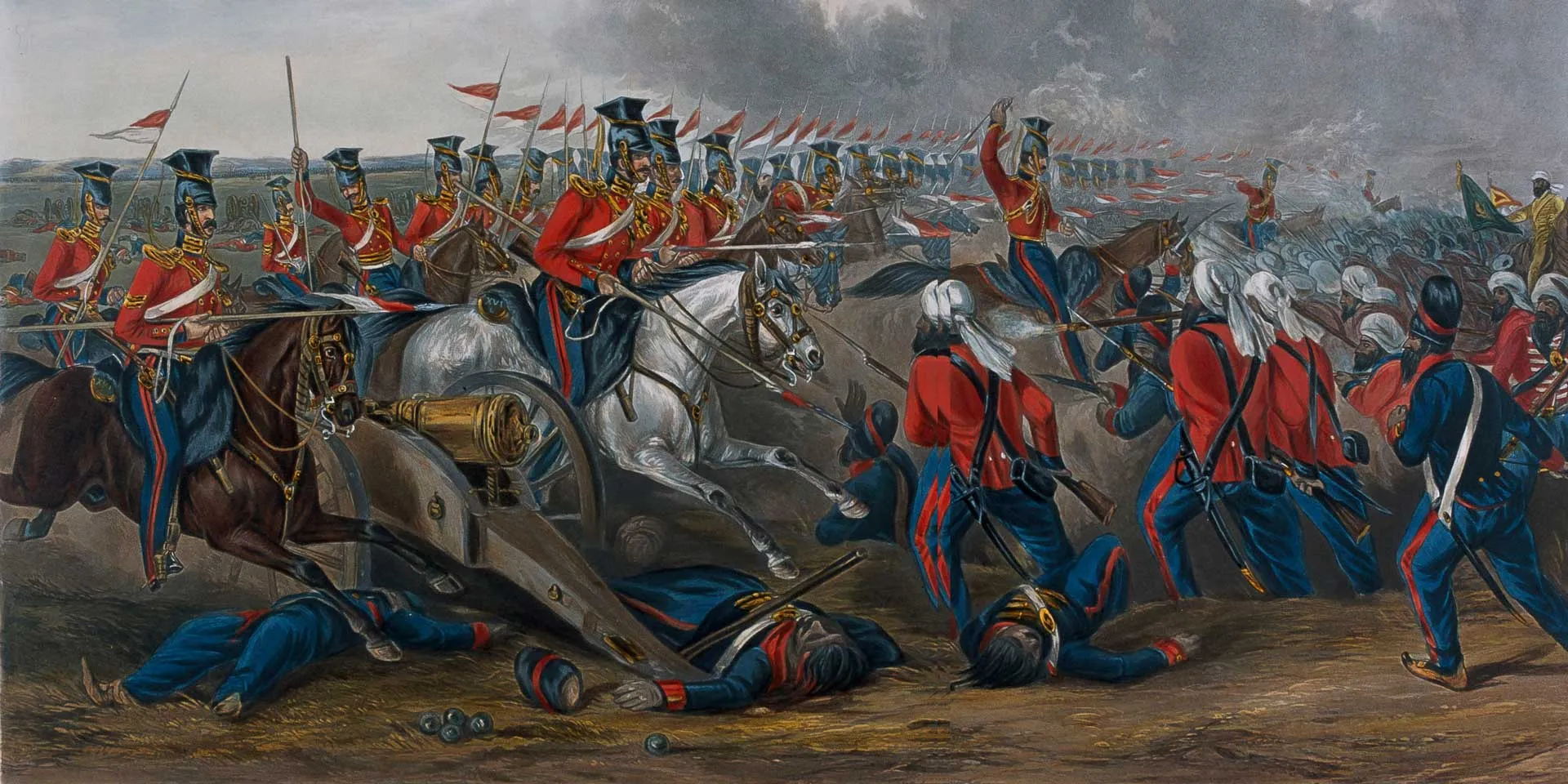 Charge of the 16th (Queen’s Own) Lancer’s at Aliwal, 1846