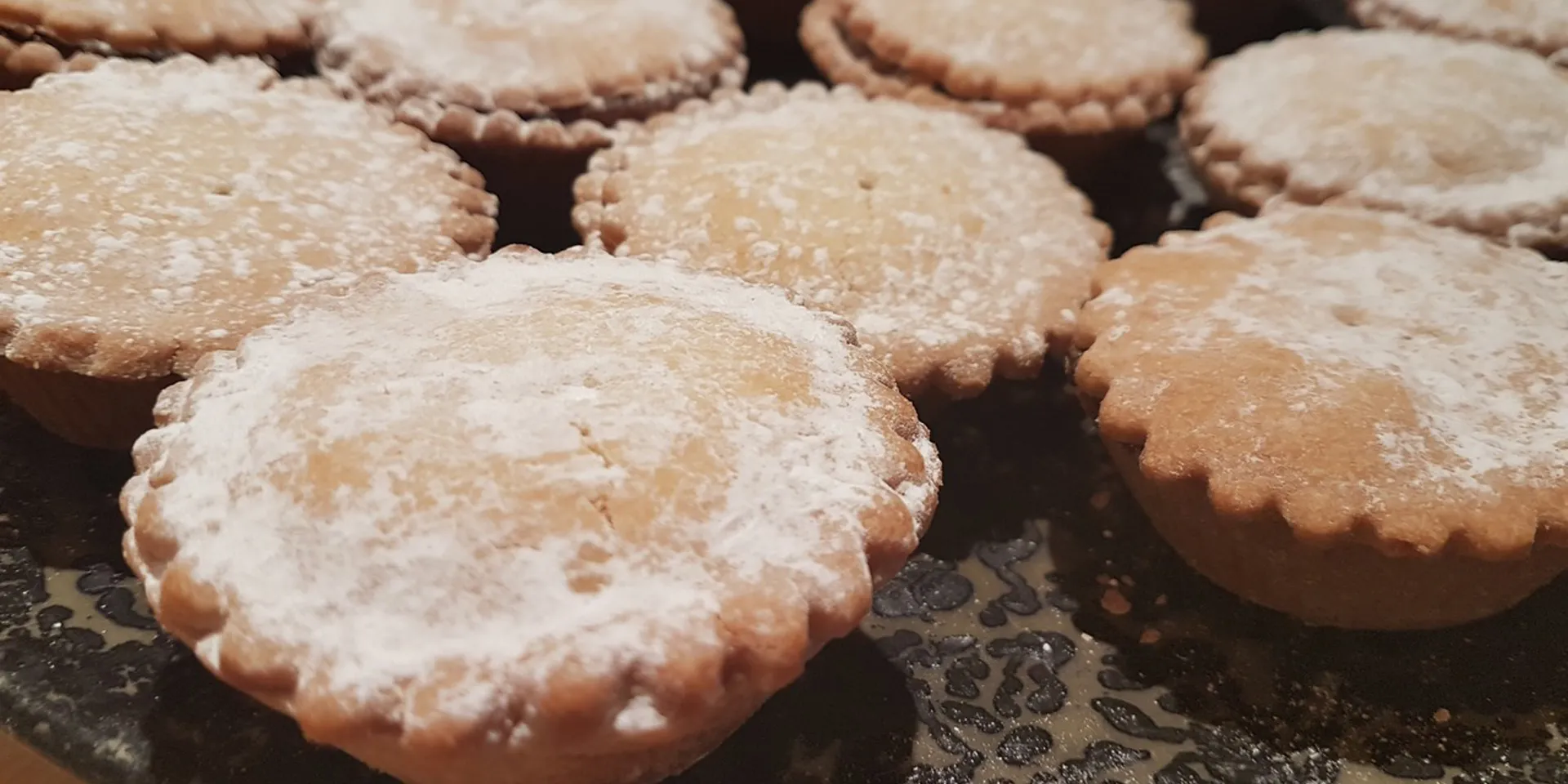 Mice pies in the cafe